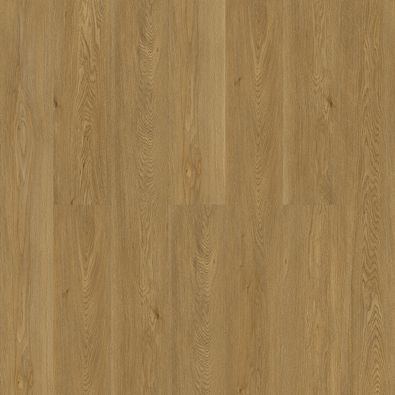 Vân gỗ sồi màu nâu ấm áp được chạm nổi trong Đăng ký Sàn nhựa Vinyl Click cực kỳ yên tĩnh