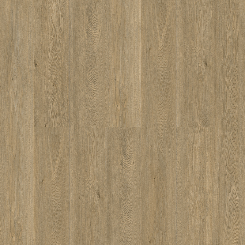 Vân gỗ sồi màu nâu xanh được chạm nổi trong Đăng ký Sàn ván Vinyl Click cực kỳ yên tĩnh